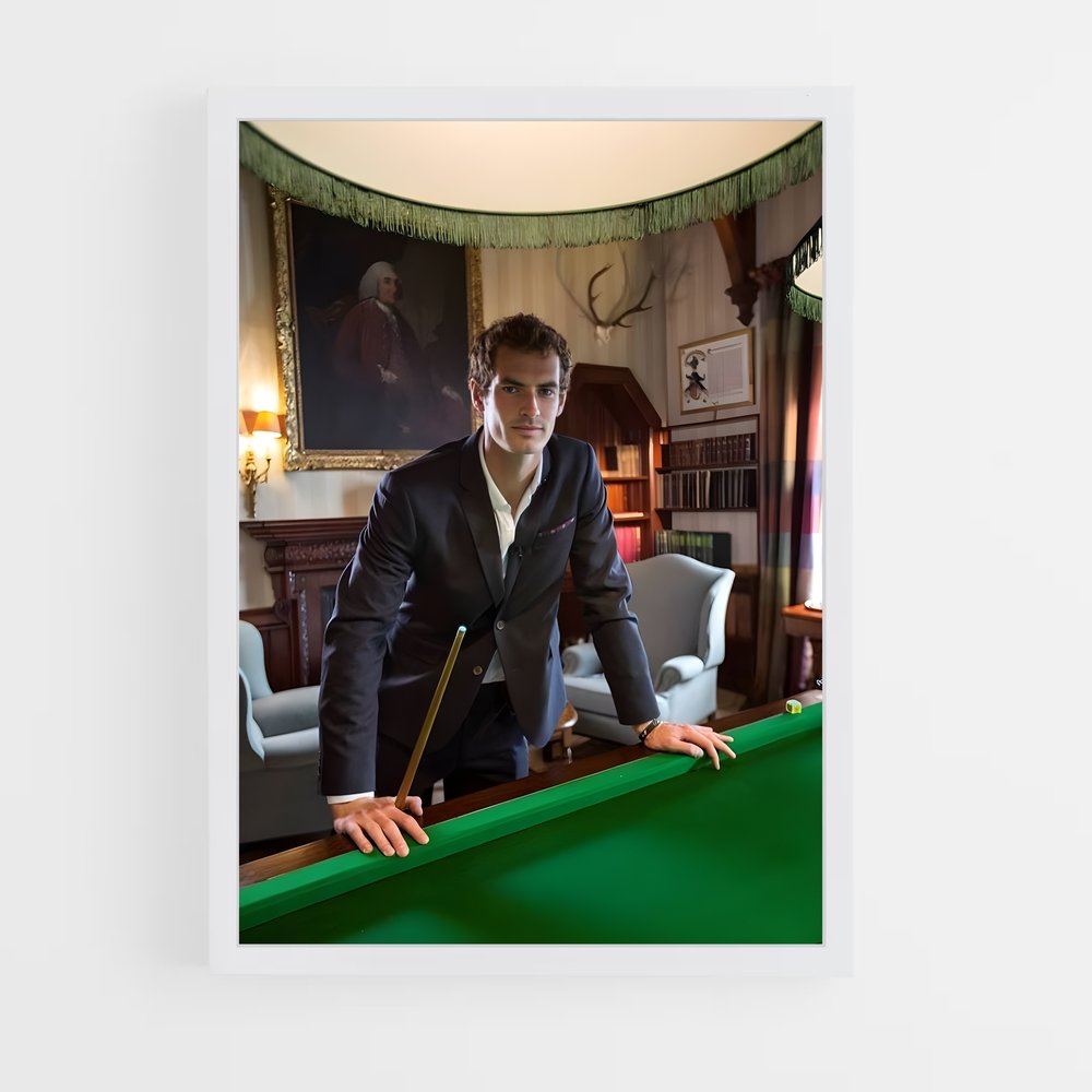 Poster Snooker Style – affiche Tennis (vue 3)